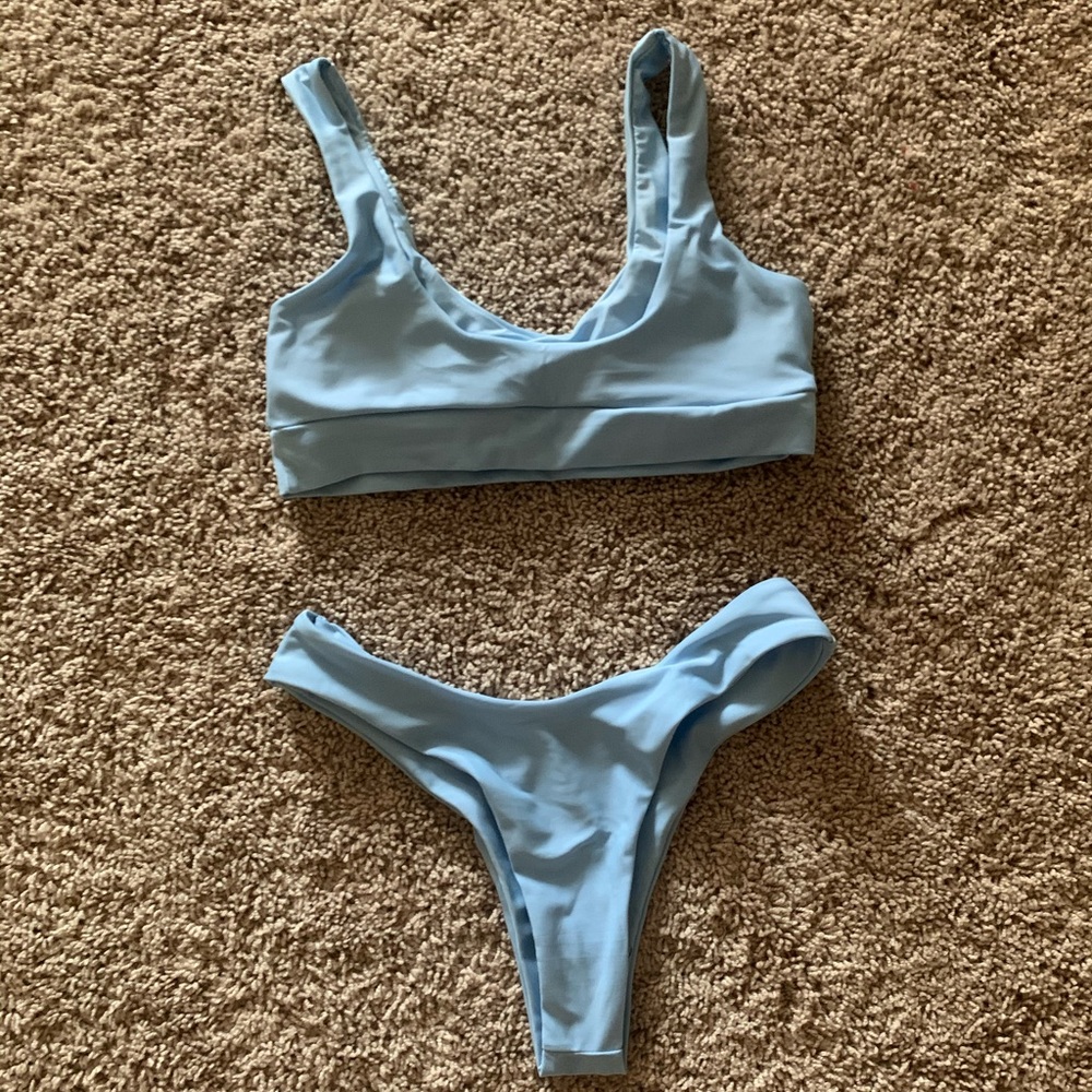 NWT Light blue bikini